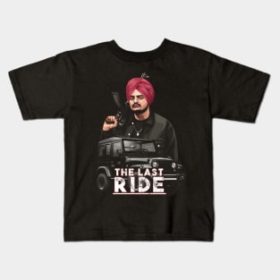 Sidhu Moose Wala: The Last Ride Design Kids T-Shirt